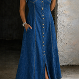 Saskia - Plus-Size Denim Dress