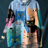 Rose — Cat Art Blouse