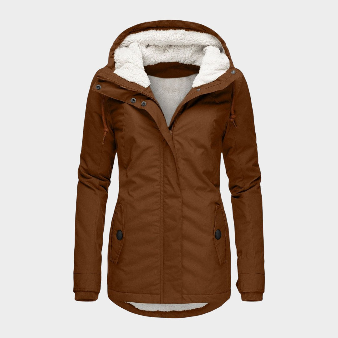 Anna — Long Autumn Fleece Jacket