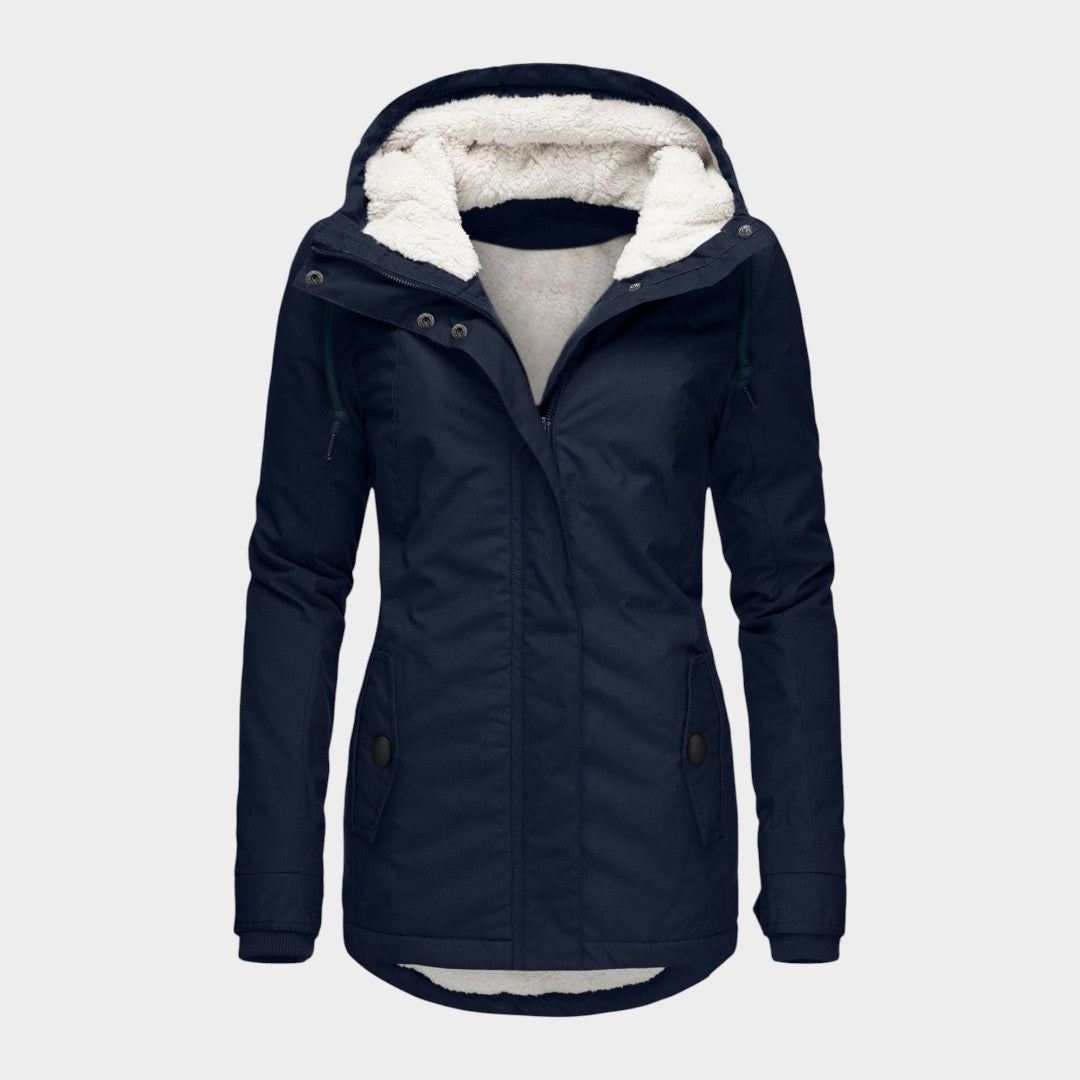 Anna — Long Autumn Fleece Jacket