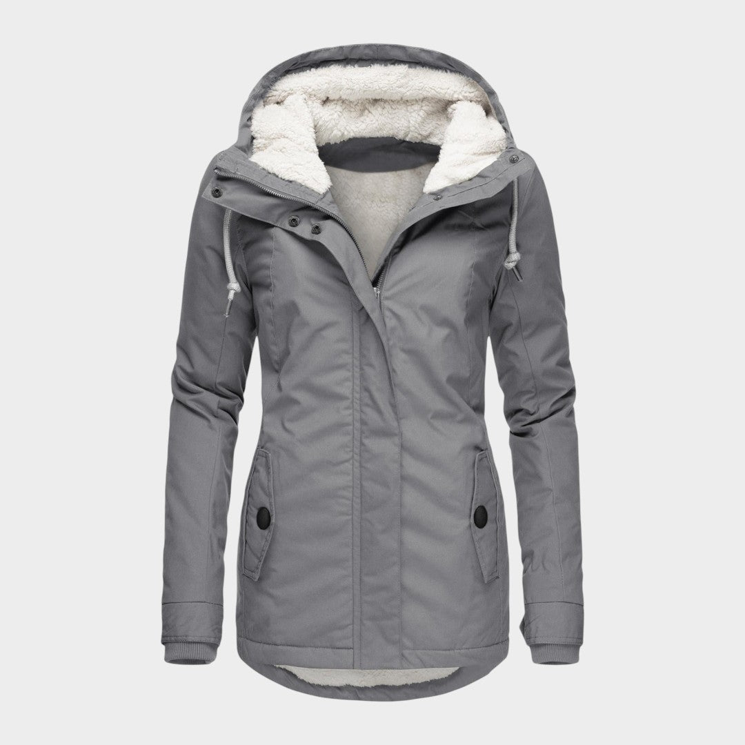 Anna — Long Autumn Fleece Jacket