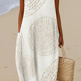 Cicely — Painterly Midi Dress