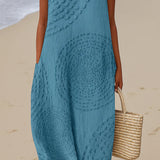 Cicely — Painterly Midi Dress
