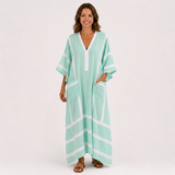 Zaira — Mint Green Kaftan