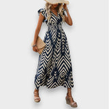 Milena — Smocked Print Dress